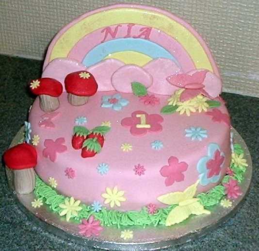 cake designs for girls. 1st Birthday Cake Designs For